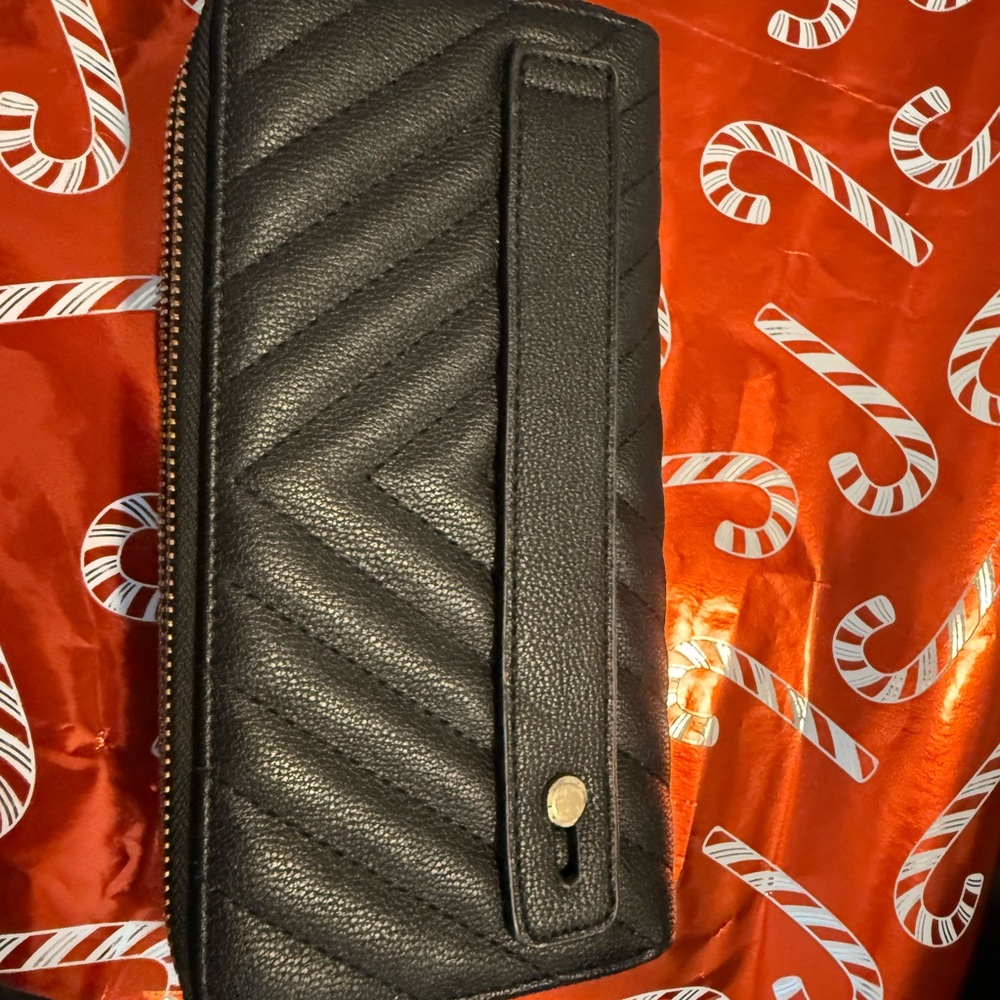 Black Quilted Wallet